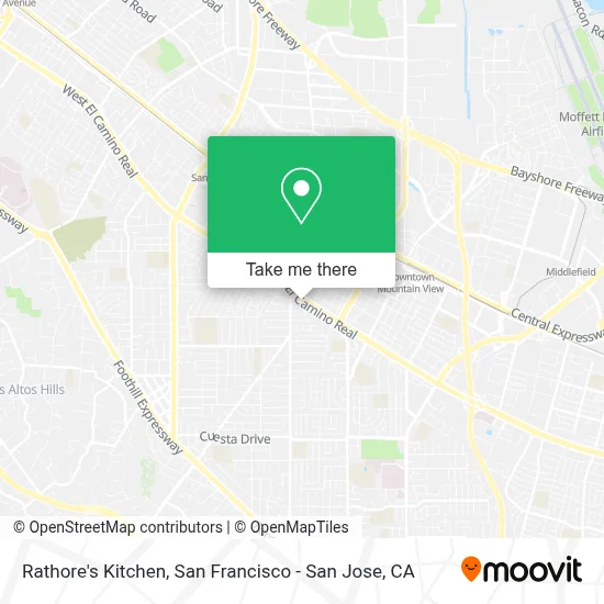 Rathore's Kitchen map