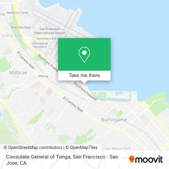 Consulate General of Tonga map