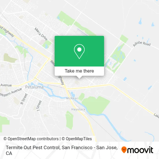 Termite Out Pest Control map