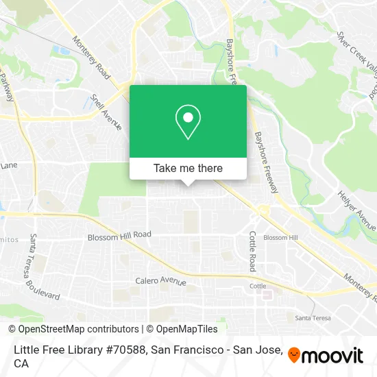 Little Free Library #70588 map