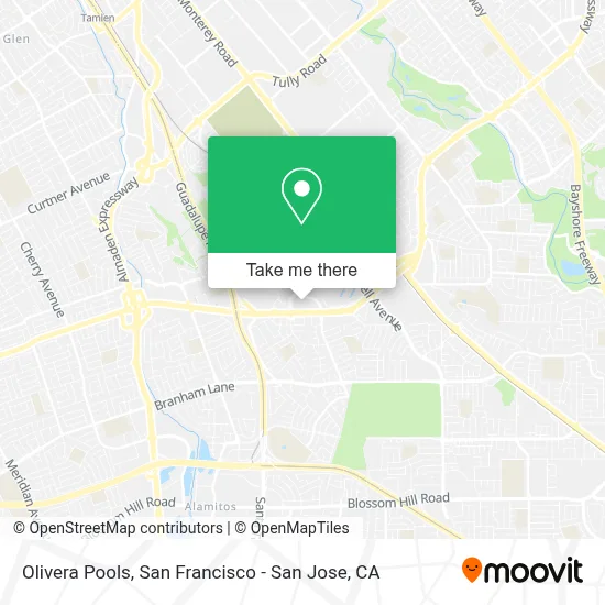 Olivera Pools map