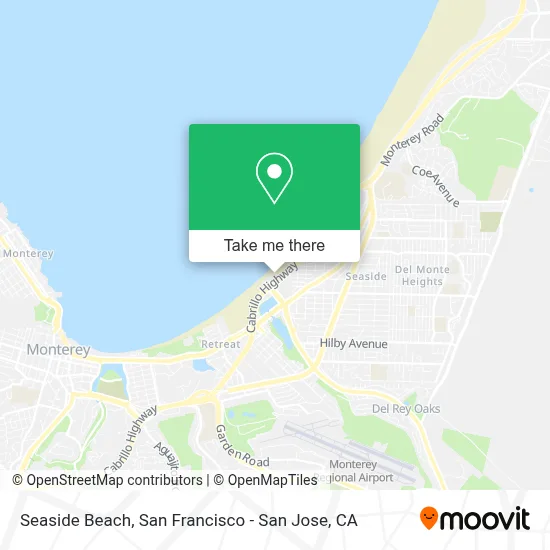 Seaside Beach map