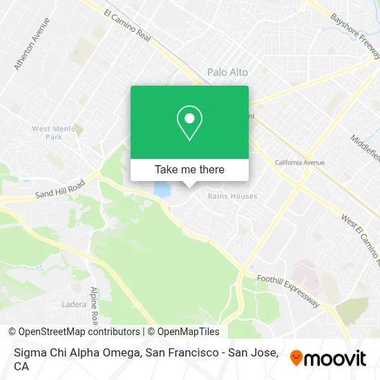 Sigma Chi Alpha Omega map