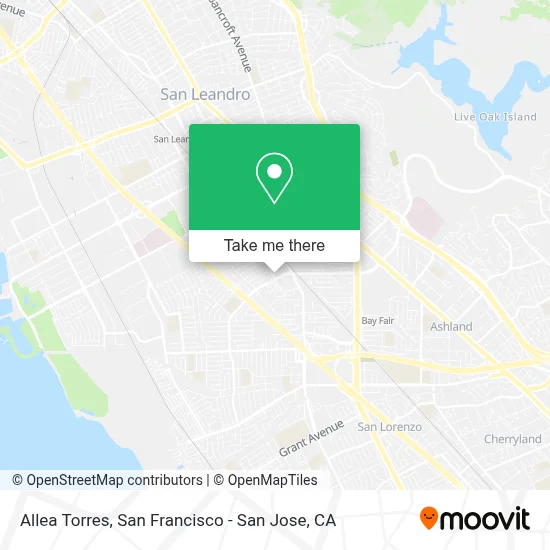 Allea Torres map