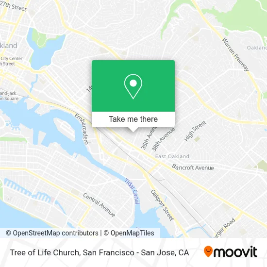 Tree of Life Church map