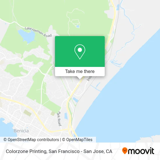 Colorzone Printing map