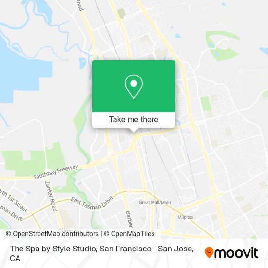 The Spa by Style Studio map