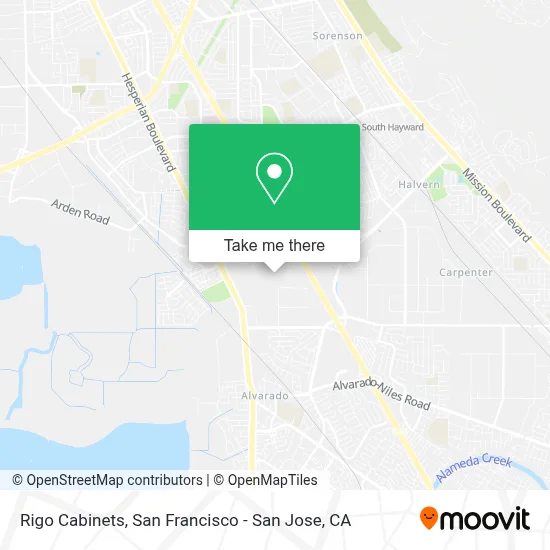 Rigo Cabinets map