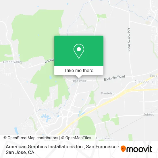 American Graphics Installations Inc. map