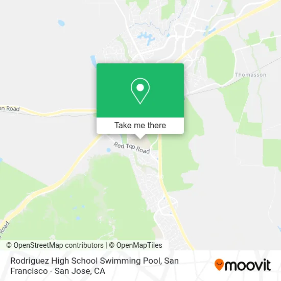 Rodriguez High School Swimming Pool map