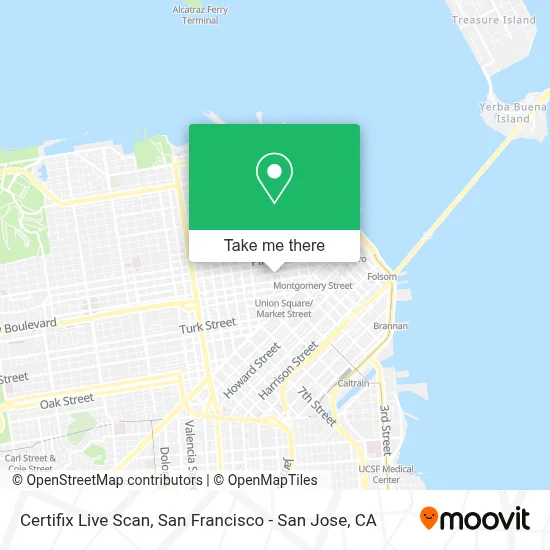 Certifix Live Scan map