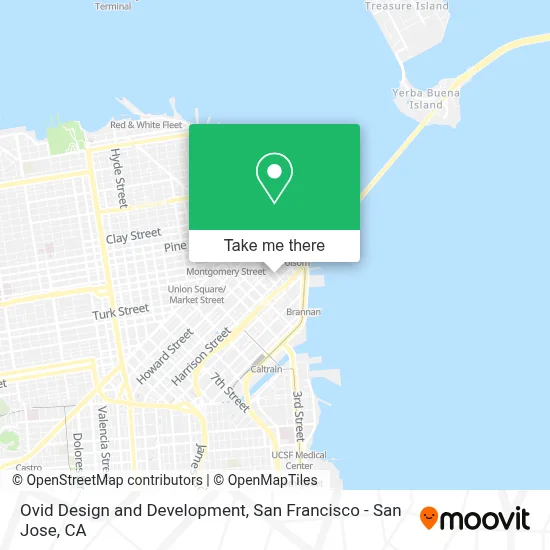 Ovid Design and Development map