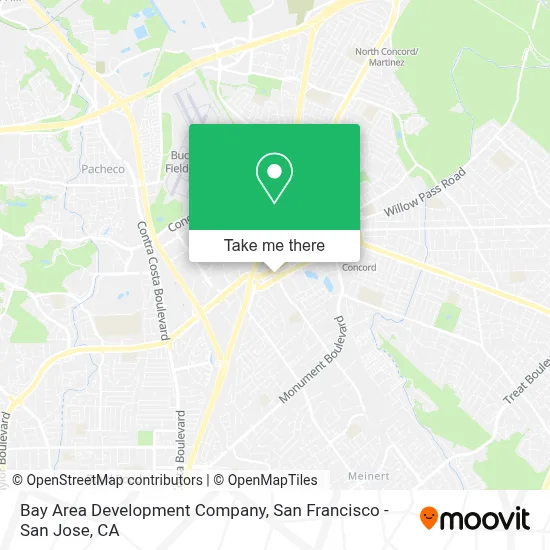 Bay Area Development Company map