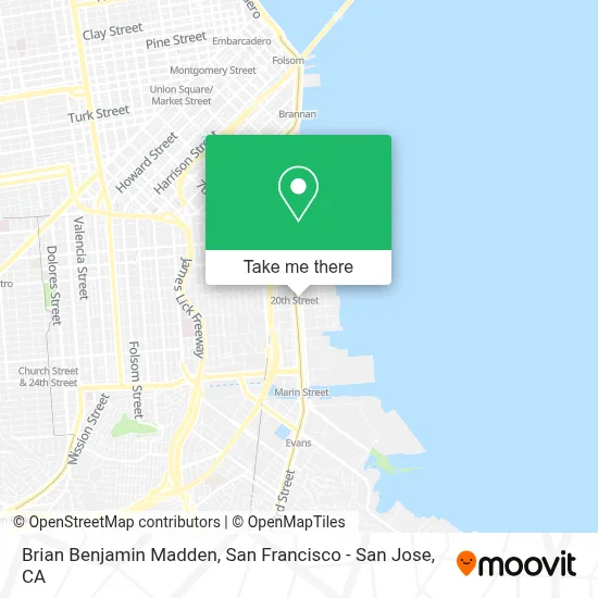 Brian Benjamin Madden map