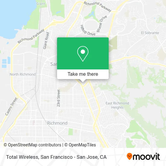 Total Wireless map