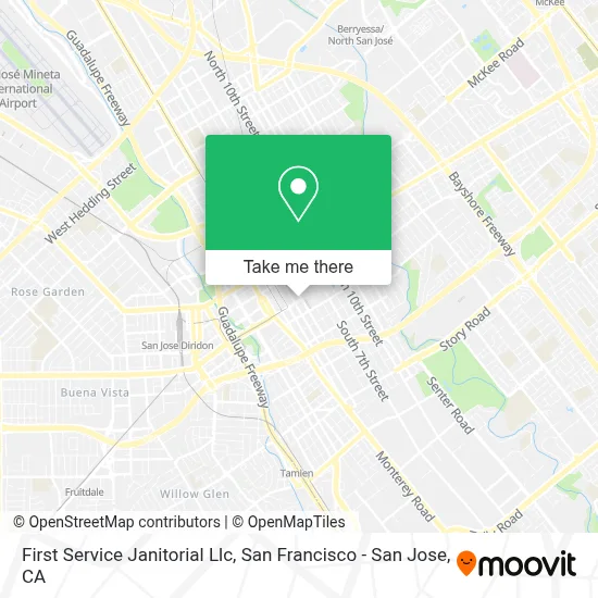 First Service Janitorial Llc map