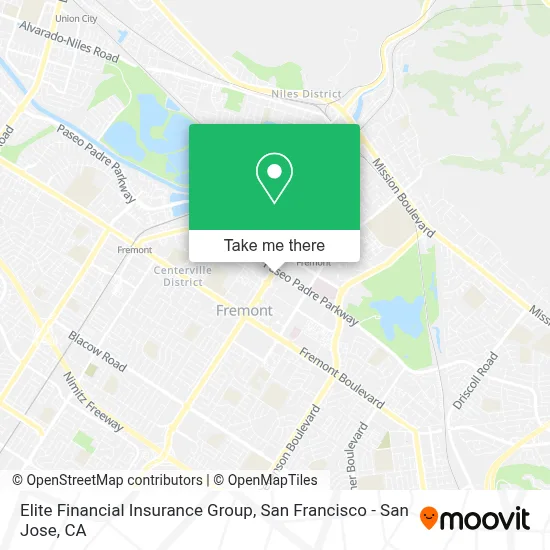 Elite Financial Insurance Group map