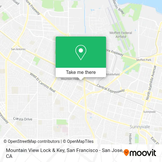 Mountain View Lock & Key map