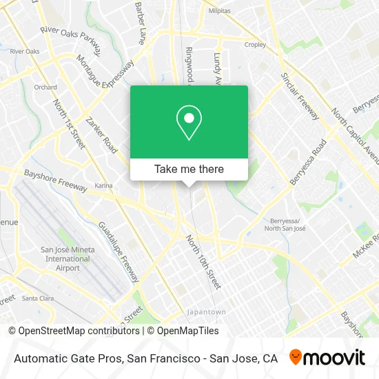 Automatic Gate Pros map