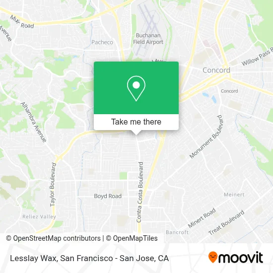 Lesslay Wax map