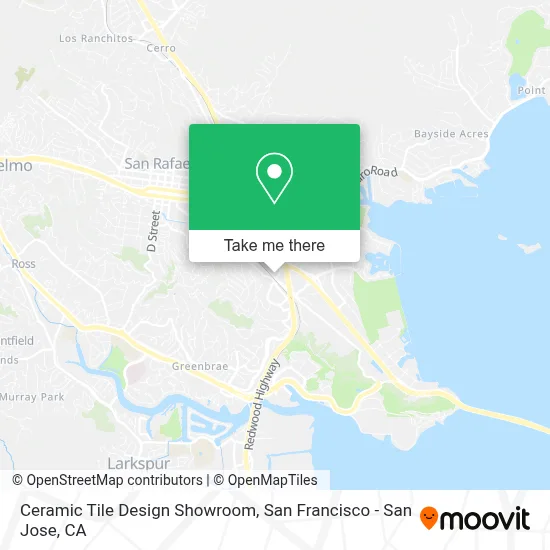 Ceramic Tile Design Showroom map