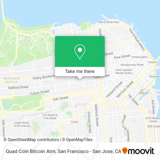 Quad Coin Bitcoin Atm map