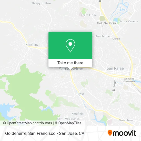 Goldenerre map