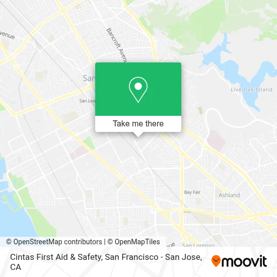 Cintas First Aid & Safety map