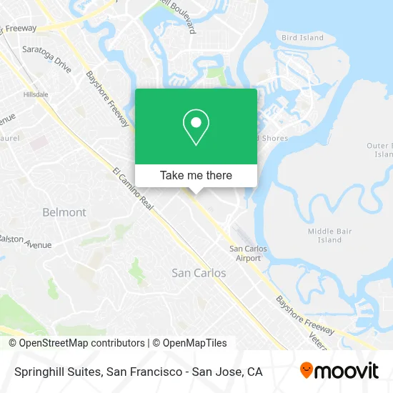 Springhill Suites map