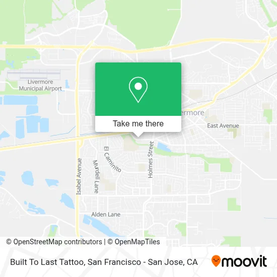 Built To Last Tattoo map