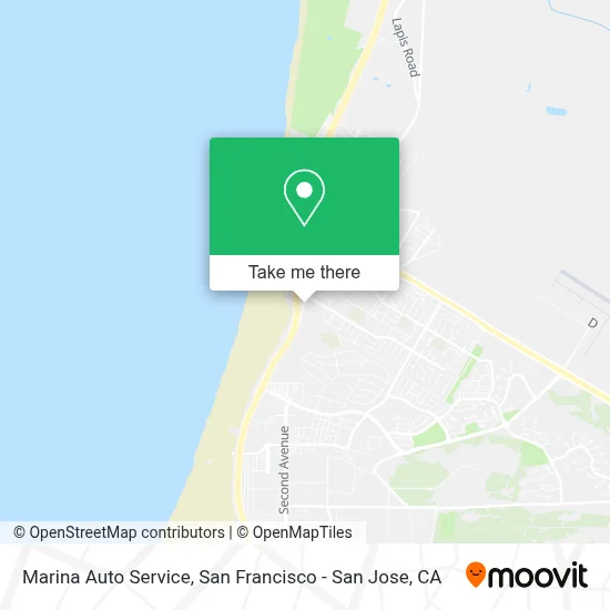 Marina Auto Service map