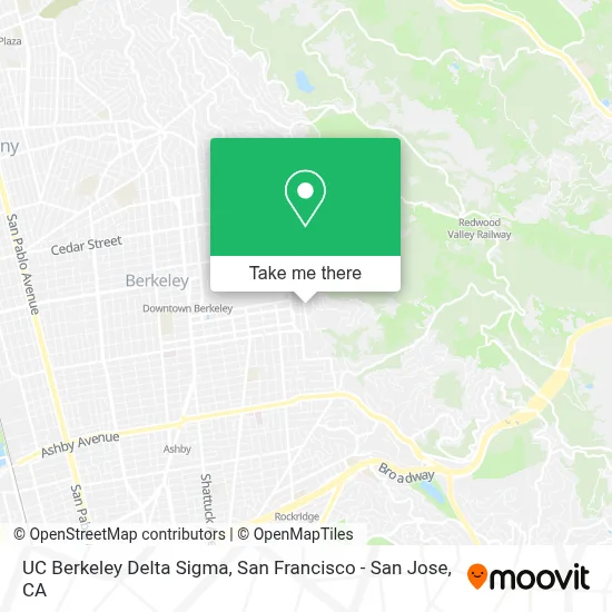 UC Berkeley Delta Sigma map