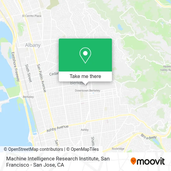 Machine Intelligence Research Institute map