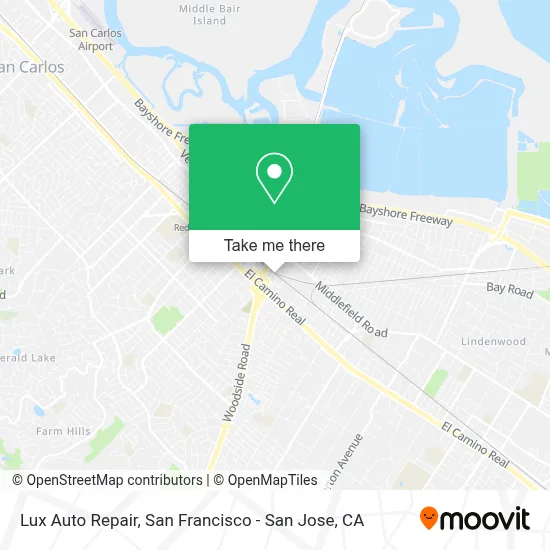 Lux Auto Repair map