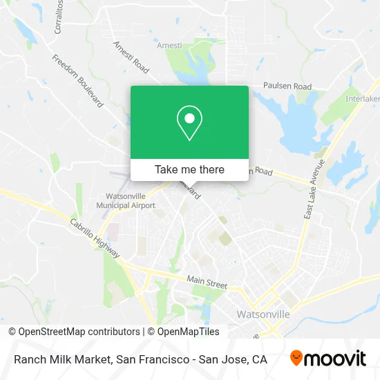 Ranch Milk Market map