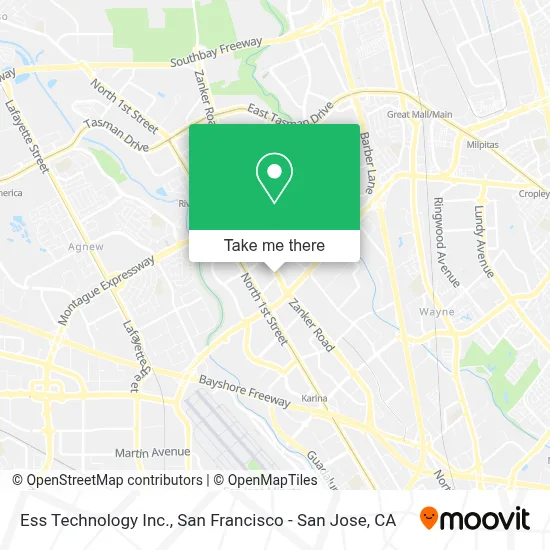 Ess Technology Inc. map