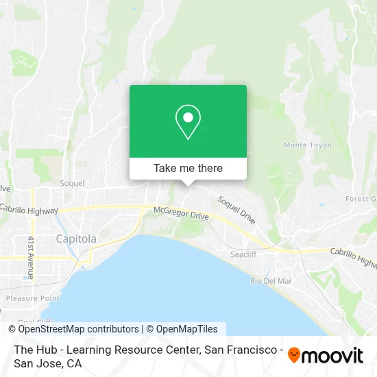The Hub - Learning Resource Center map