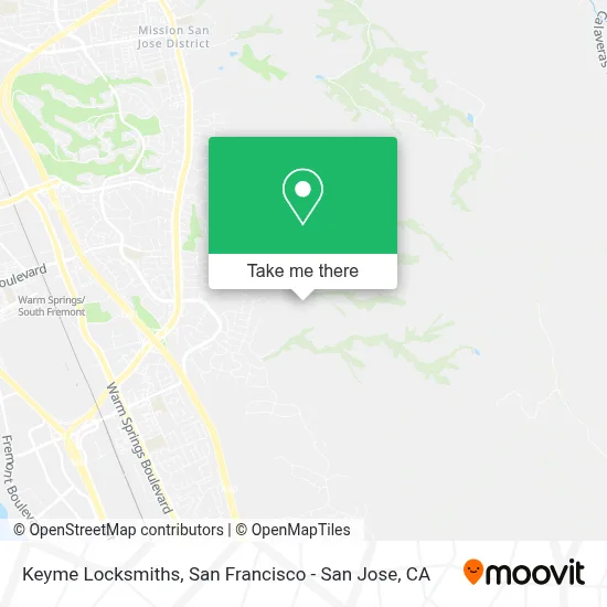 Keyme Locksmiths map