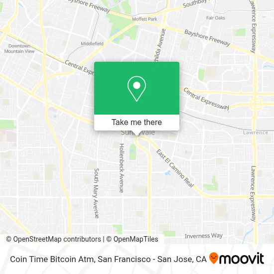 Coin Time Bitcoin Atm map