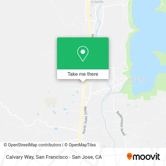 Calvary Way map