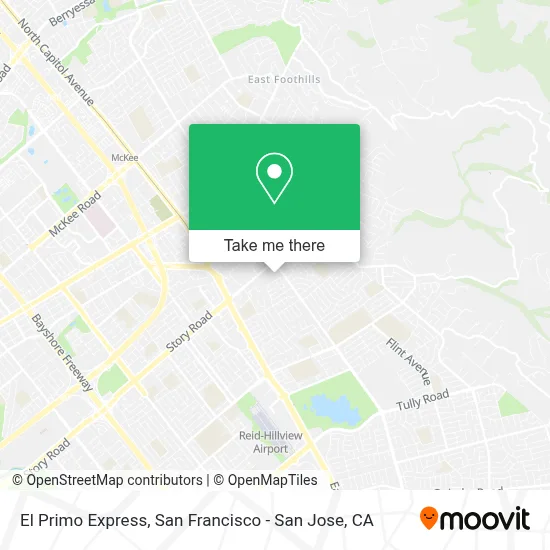 El Primo Express map