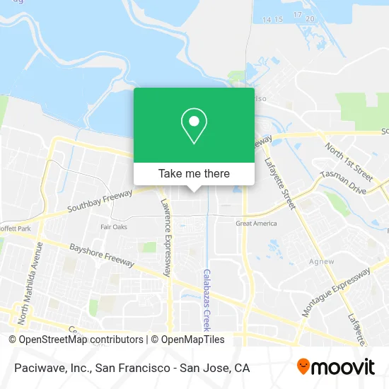 Paciwave, Inc. map