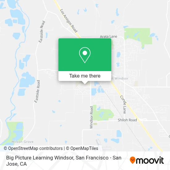 Big Picture Learning Windsor map