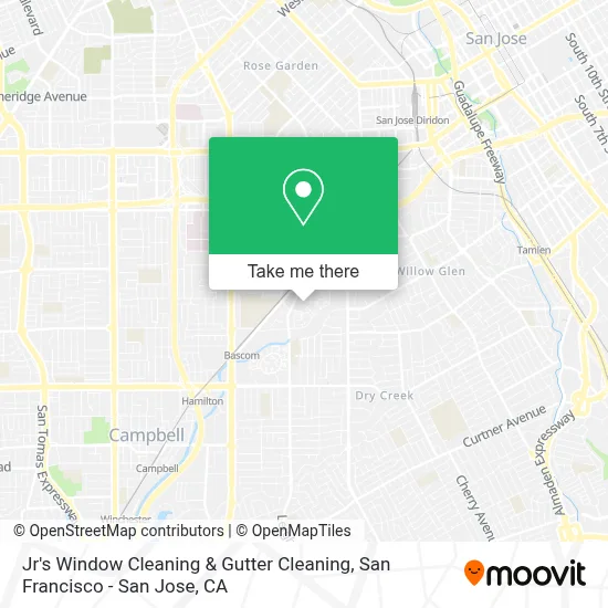 Jr's Window Cleaning & Gutter Cleaning map