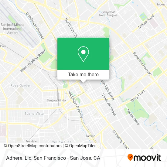 Adhere, Llc map