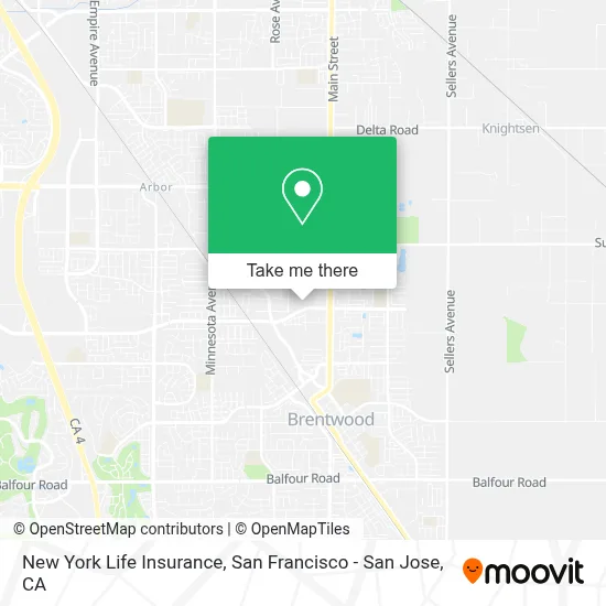 New York Life Insurance map