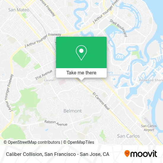 Caliber Collision map