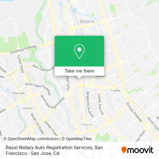 Bassi Notary Auto Registration Services map