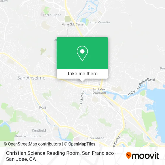 Christian Science Reading Room map