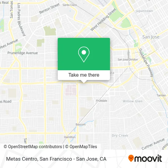 Metas Centro map